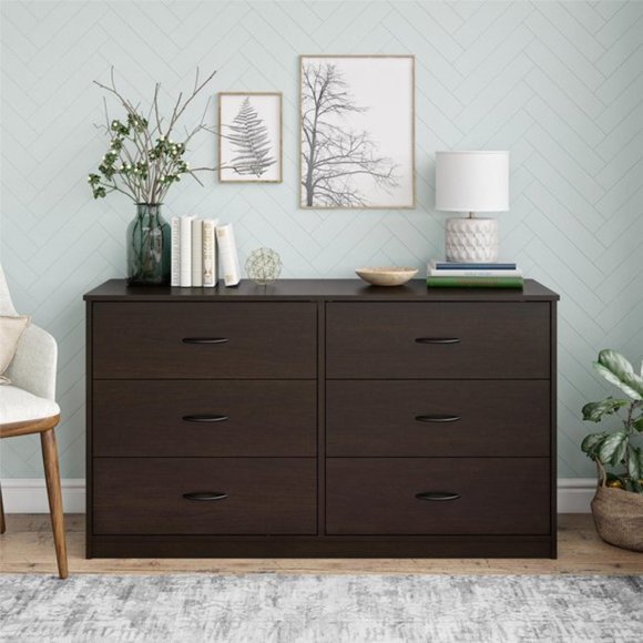 Other | Mainstays Classic 6 Drawer Dresser Espresso Finis | Poshmark